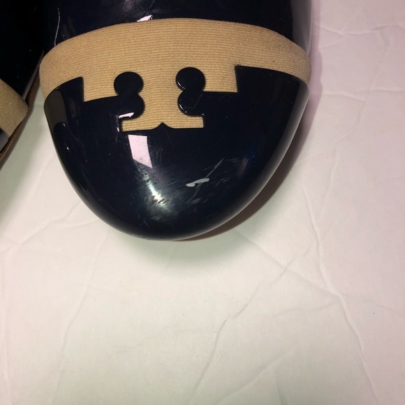 Tory Burch navy Gabrielle patent leather flats 8.5 - Picture 4 of 6